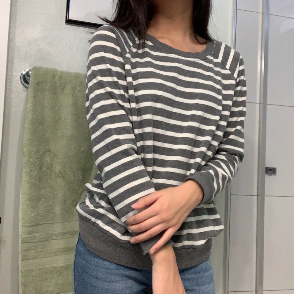 Striped sweater top